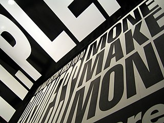 Barbara Kruger, teos Australian Center for Contemporary Artissa, Melbournessa, Australiassa, 2006.