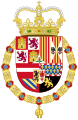 1688 - 1700 Royal coat of Spain Escudo real de España