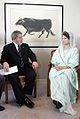 Image 39Khaleda Zia, Bangladesh's first woman prime minister, with President Lula of Brazil, during her second term (from History of Bangladesh)