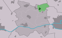 Location in Menameradiel municipality