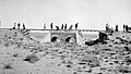 Repairing the railway near Ma'an 1918