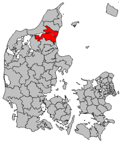 Poziția localității Aalborg