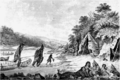 Mi'kmaw Encampment by Hibbert Binney, c.1791