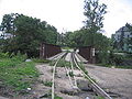 Abandoned railway bridge over Obvodny Canal, Saint Petersburg, Russia