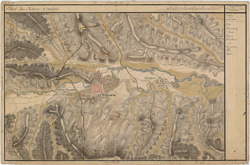 Clujul în Harta Iosefină a Transilvaniei, 1769-1773