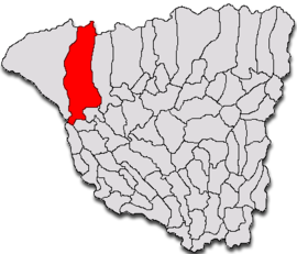 Location in Gorj County