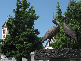 Sculpture à Donaueschingen