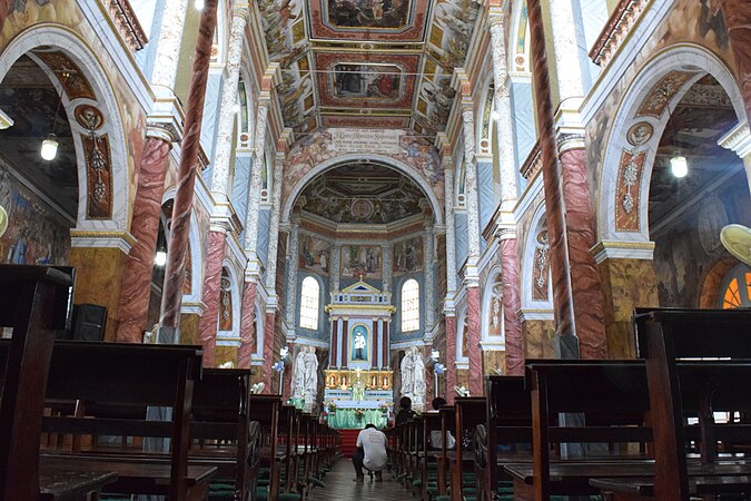 St. Aloysius Chapel, Mangalore, interior view