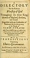 Image 13The Directory for Public Worship described what should (and should not) occur in worship. (from Reformed Christianity)