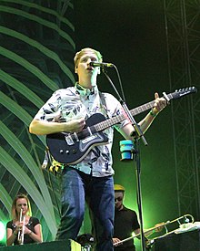 Ezra performing in 2017