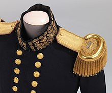 Close-up image of military epaulettes