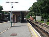 Southbound slow (all stations) platform looking north (platform 4)