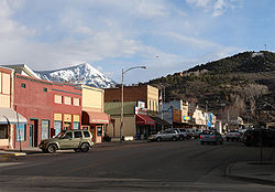 Paonia's Grand Avenue, looking south