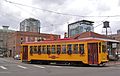 Triebwagen 409 mit Weihnachtsdekoration in Little Rock