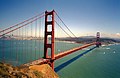 Der U.S. Highway 101 verläuft über die Golden Gate Bridge