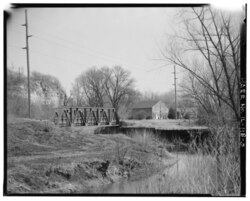 Hill Creek Bridge, Spanning Hill Creek at State Route 100, view to the northeast