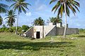 American bunker located in the island