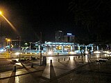 Solomou Square as seen from the Tripoli Bastion.