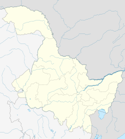 Dongning is located in Heilongjiang