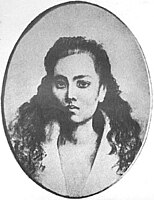 Leonor Rivera crayon sketch (19th century)