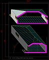 قطاعات اكسنومترية - axonometric section