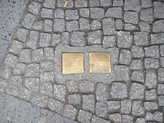 Stolpersteine for Hertha and Alexander Adam, Berlin-Friedrichshain