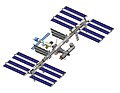 ISS after STS-119 (computer rendering of August 2006)