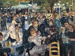 Bal du moulin de la Galette, Pierre-Auguste Renoir, 1876