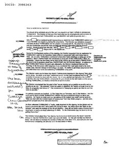 Memo celebrating the launch of TURBULENCE, Mentions TURMOIL, TUTELAGE, XKEYSCORE, and TAO