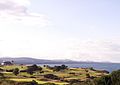 Wicklow Bay with Great Sugar Loaf (centre) and Bray Head (right)