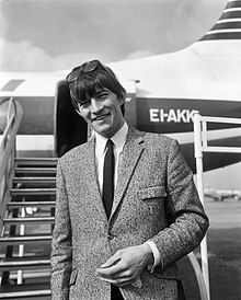 Berry in Amsterdam Airport Schiphol, after arriving in the Netherlands in 1965
