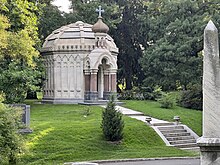 C. K. Garrison resting place in Green-Wood cemetery Brooklyn NY