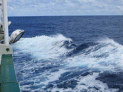 Rough seas are common in the Drake Passage