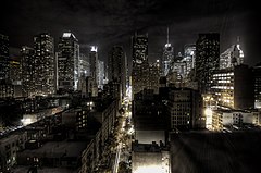 Drugo mjesto: New York City at night, USA. Paulo Barcellos Jr. (CC-BY-SA-2.0)