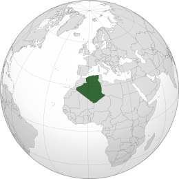 Algeria - Localizzazione