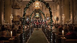 RAF Mildenhall chapel performs Christmas music