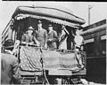 1920 Democratic vice-presidential nominee Franklin D. Roosevelt (second from left) at a whistle-stop appearance in Morgantown, West Virginia