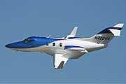 小さめのジェット機、ビジネスジェットの例、HondaJet