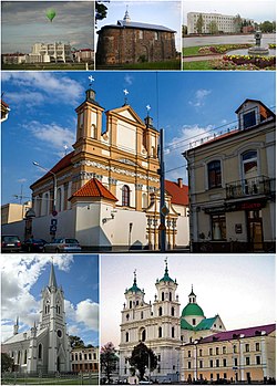 Skyline of Grodno