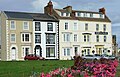 Houses around The Green at Seaton Carew, Hatlepool,England.