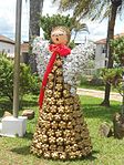 Christmas tree in the Praça Governador Valadares, Brazil.