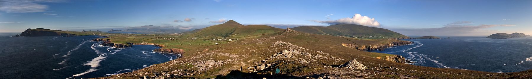 Dingle penintsulako ikuspegi panoramikoa