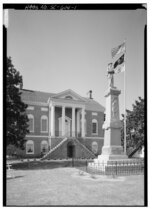 Thumbnail for File:EAST (FRONT) FACADE, LOOKING WEST - Lancaster County Courthouse, 104 North Main Street at Dunlap Street, Lancaster, Lancaster County, SC HABS SC,29-LANC,1-1.tif