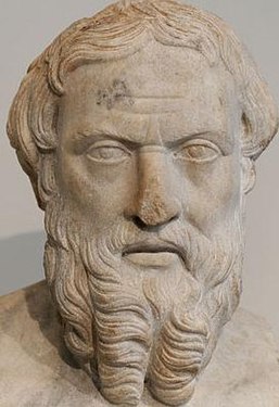 Herodoto historialaria, historiaren aitatzat hartua, eta K.a. V. mendean idatzitako Historiak kontserbatzen dena.