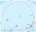 Bathymetric map of Kure Atoll