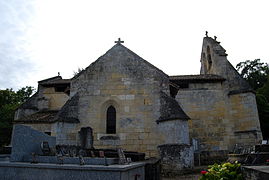 Vue est de l'église