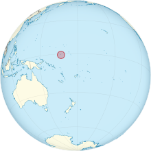 Description de l'image Nauru on the globe (Polynesia centered).svg.