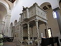 Inside of the Duomo, the pulpit created in 1272 by Nicolò di Bartolomeo from Foggia