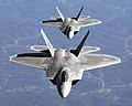 El Lockheed Martin F-22 Raptor es un avión de combate de alta maniobrabilidad con tecnología furtiva concebido por las compañías estadounidenses Lockheed Martin y Boeing Integrated Defense Systems. Fue diseñado como caza de superioridad aérea para la Fuerza Aérea de los Estados Unidos en la era de la Guerra Fría. Puede llevar a cabo todo tipo de misiones, tales como ataque a tierra o guerra electrónica. El primer prototipo, denominado YF-22, voló por primera vez el 29 de septiembre de 1990. Por la U.S. Air Force