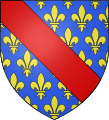 Blason de la maison de Bourbon-Clermont.